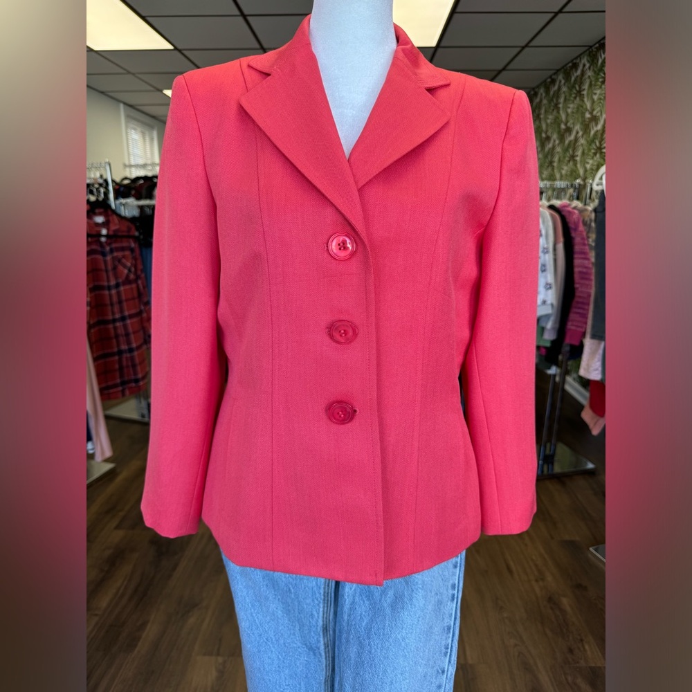 Evan-Picone Suit Blazer in Red size 6